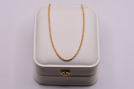 Cadena Lazo / 3.17 Gr / 60 Cm / 2 mm / Oro amarillo 18k / It