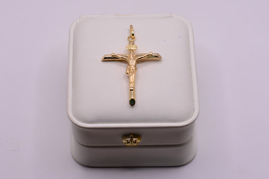 Dije Cruz cristo / 2.57 Gr / 5.5 Cm / Oro amarillo 18k