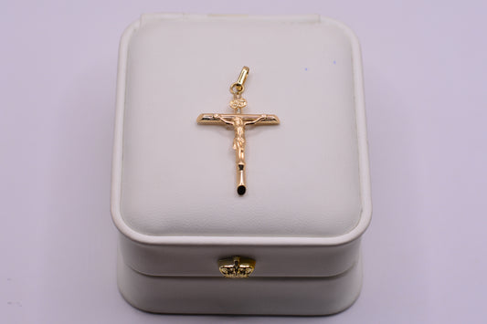 Dije Cruz cristo / 1.48 Gr / 4.5 Cm / Oro amarillo 18k