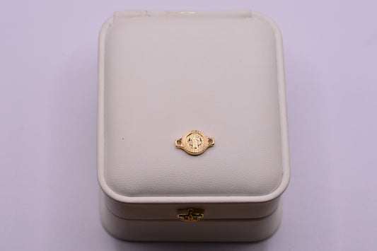Herraje San Benito / 0.52 Gr / 1.5 Cm / Oro amarillo 18k