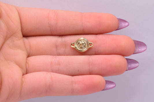 Herraje San Benito / 0.52 Gr / 1.5 Cm / Oro amarillo 18k