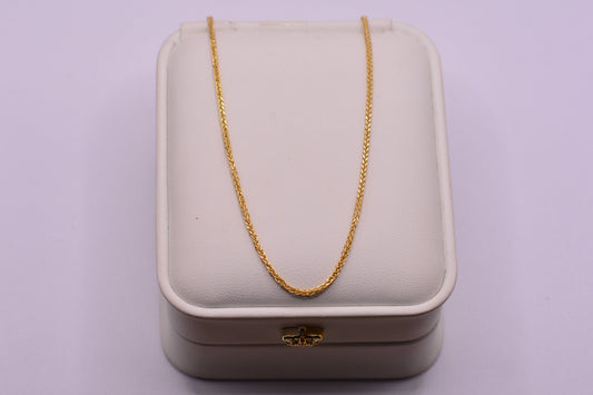 Cadena Franco / 1.63 Gr / 50 Cm / 1.29 mm / Oro amarillo 18k / It