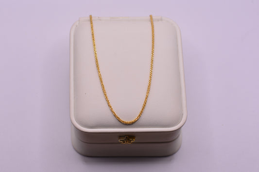 Cadena Franco / 1.63 Gr / 50 Cm / 1.25 mm / Oro amarillo 18k / It