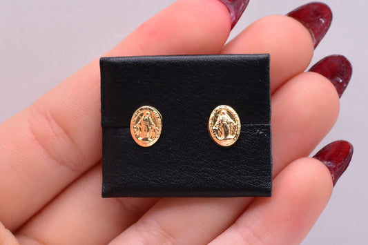 Topos Virgen milagrosa / 0.69 Gr / Oro amarillo 18k