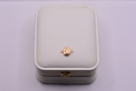 Herraje Virgen guadalupe / 0.38 Gr / 1 Cm / Oro amarillo 18k