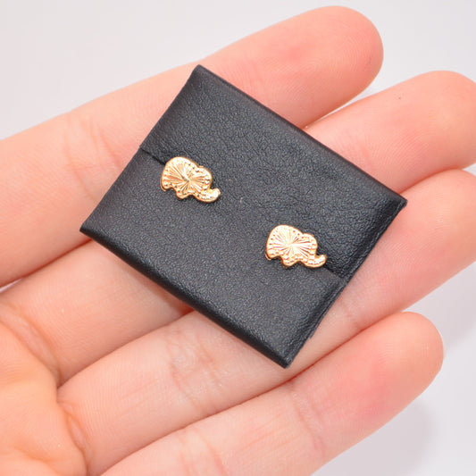 Topos Elefantes / 0,72 Gr / 4,9 mm / Oro amarillo 18k