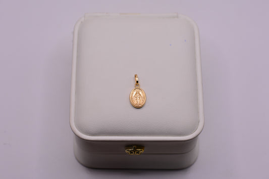 Dije Virgen milagrosa / 0.48 Gr / 2 Cm / Oro amarillo 18k