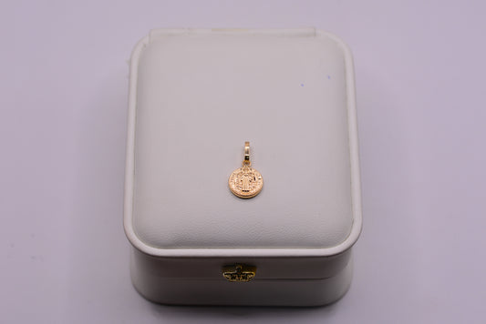 Dije San Benito / 0.54 Gr / 2 Cm / Oro amarillo 18k
