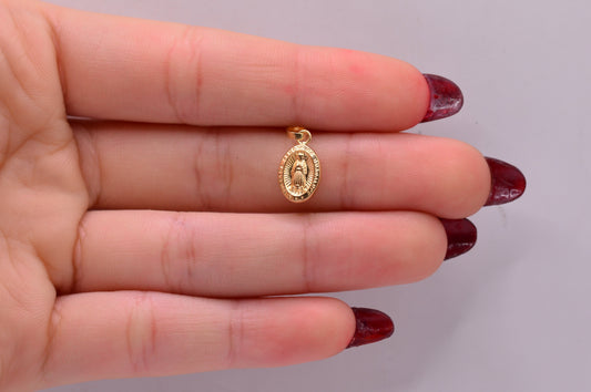Dije Virgen guadalupe / 0.44 Gr / 1.5 Cm / Oro amarillo 18k