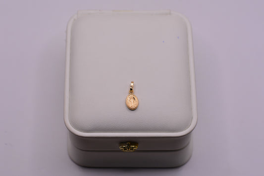 Dije Virgen milagrosa / 0.35 Gr / 1.5 Cm / Oro amarillo 18k