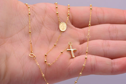 Rosario Camanula / 2.73 Gr / 50 Cm / 1.80 mm / Oro amarillo 18k / It