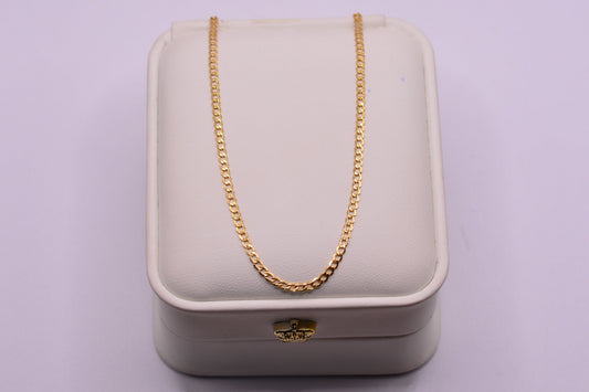 Cadena Cubana / 1.56 Gr / 45 Cm / 1.84 mm / Oro amarillo 18k / It