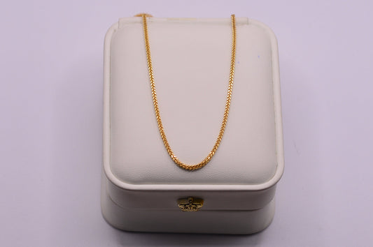 Cadena Franco / 3.58 Gr / 60 Cm / 1.40 mm / Oro amarillo 18k / It