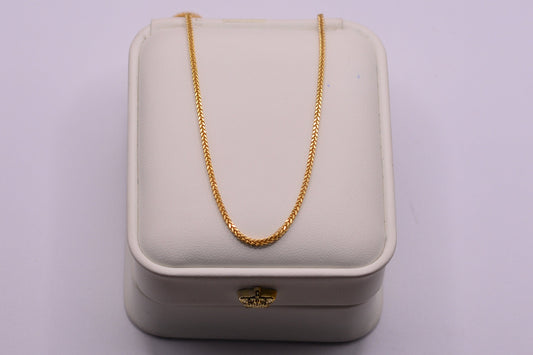 Cadena Franco / 2.37 Gr / 50 Cm / 1.71 mm / Oro amarillo 18k / It