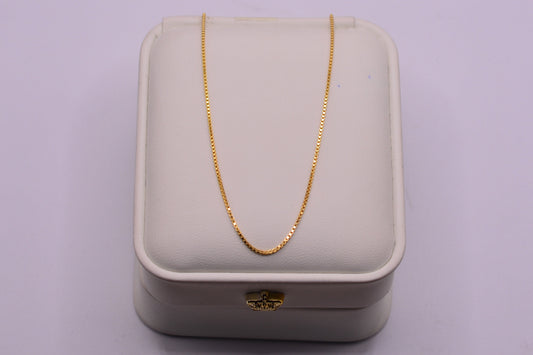 Cadena Veneciana / 1.44 Gr / 45 Cm / 0.95 mm / Oro amarillo 18k / It