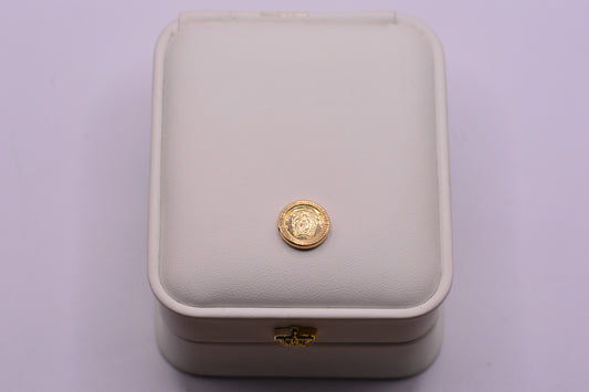 Herraje Tambor sedusa / 0.58 Gr / 1 Cm / Oro amarillo 18k