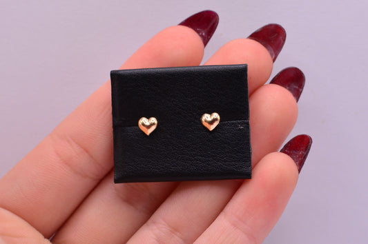 Topos Corazon liso / 0.50 Gr / Oro amarillo 18k