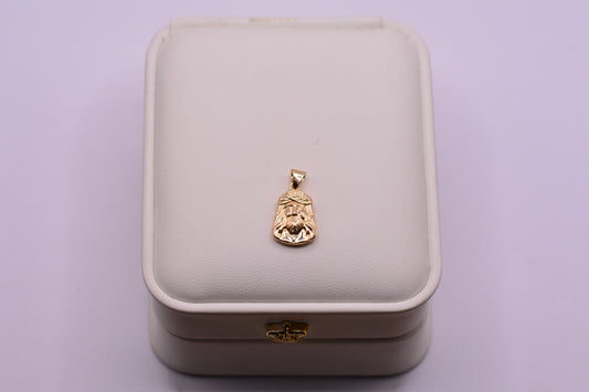 Dije Cristo silueta / 0.70 Gr / 2 Cm / Oro amarillo 18k