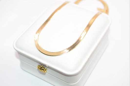 Cadena Espejo egipcia / 8,46 Gr / 45 Cm / 3,8 mm / Oro amarillo 18k / It