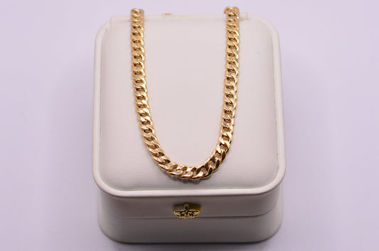 Cadena Cubana / 5.53 Gr / 45 Cm / 5.30 mm / Oro amarillo 18k / It