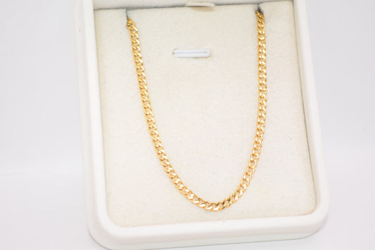 Cadena cubana / 2,77 Gr / 50 Cm / 2,5 mm / Oro amarillo 18k / It
