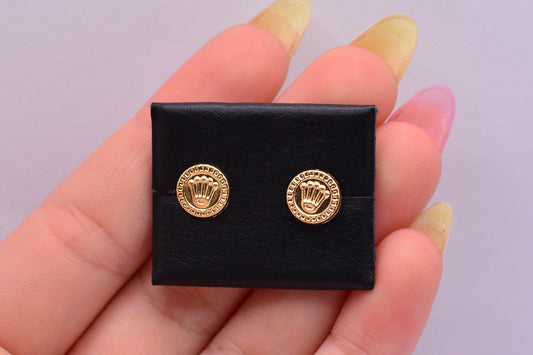 Topos Rx diamantado / 0.85 Gr / Oro amarillo 18k