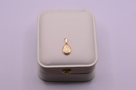 Dije Virgen milagrosa / 0.75 Gr / 2 Cm / Oro amarillo 18k