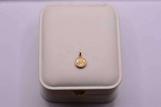 Dije Sagrado corazon / 0.90 Gr / 1.5 Cm / Oro amarillo 18k