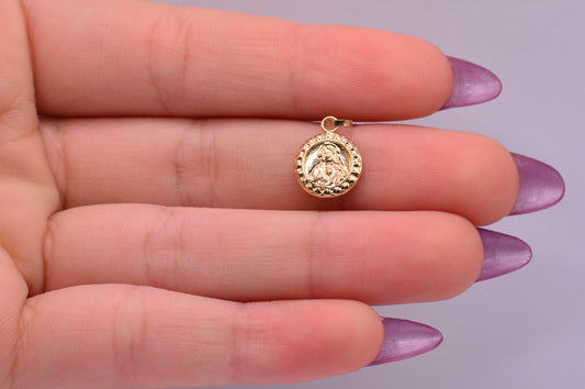 Dije Sagrado corazon / 0.90 Gr / 1.5 Cm / Oro amarillo 18k
