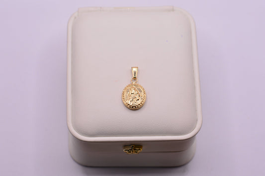 Dije Virgen del carmen / 0.90 Gr / 2.5 Cm / Oro amarillo 18k
