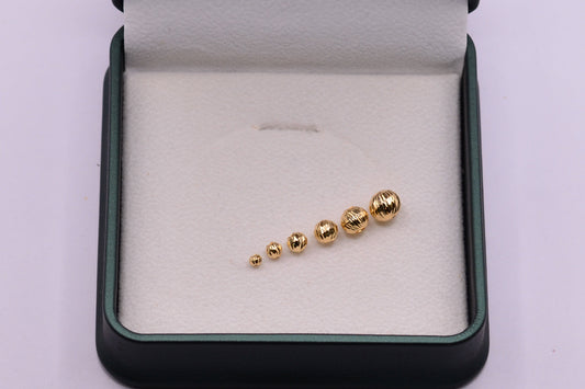 Bola Diamantada 5mm Oro Amarillo