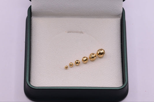 Bola Diamantada 6mm X10 Oro Amarillo