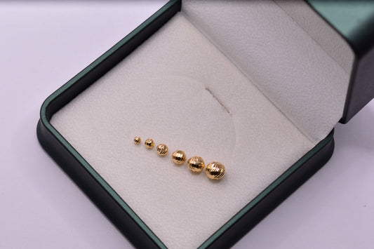 Bola Diamantada 5mm Oro Amarillo