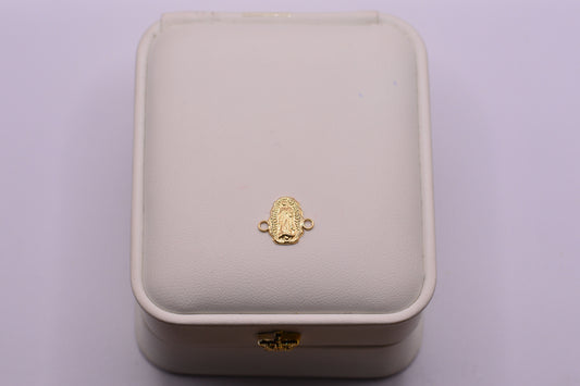 Herraje Virgen Guadalupe silueta / 0.52 Gr / 1.3 Cm / Oro amarillo 18k