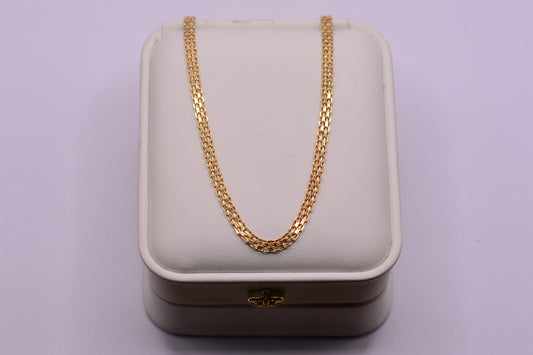 Cadena China / 4.92 Gr / 60 Cm / 3.20 mm / Oro amarillo 18k / It