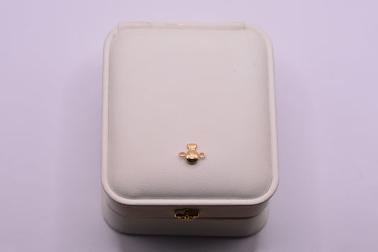 Herraje Bolsa Dinero silueta / 0.24 Gr / 1 Cm / Oro amarillo 18k