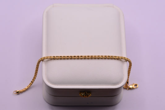 Pulso Ice / 5.01 Gr / 19 Cm / 2.60 mm / Oro amarillo 18k / It