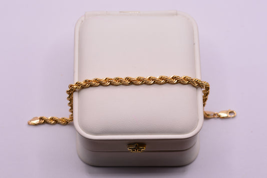 Pulso Lazo / 5.30 Gr / 19.5 Cm / 4.36 mm / Oro amarillo 18k / It