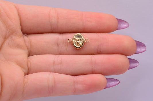 Herraje San Miguel Arcangel / 0.51 Gr / 1.5 Cm / Oro amarillo 18k