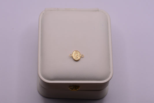Herraje Virgen Guadalupe / 0.46 Gr / 1.1 Cm / Oro amarillo 18k
