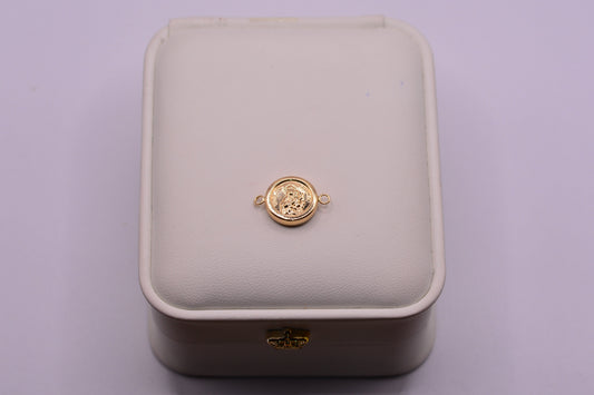 Herraje Virgen del carmen / 1.00 Gr / 1.2 Cm / Oro amarillo 18k