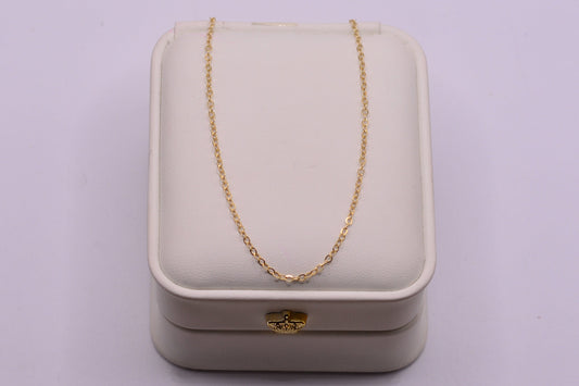 Cadena Roll on / 1.83 Gr / 45 Cm / 1.80 mm / Oro amarillo 18k / It