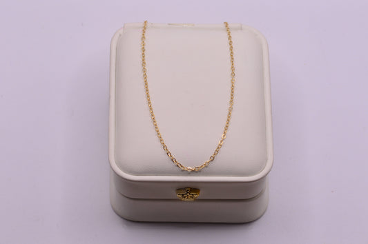 Cadena Roll on / 1.24 Gr / 45 Cm / 1.80 mm / Oro amarillo 18k / It