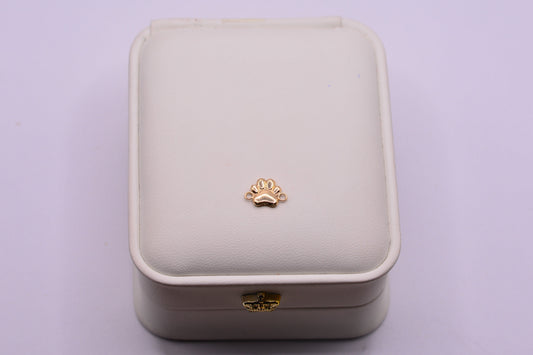 Herraje Huella / 0.27 Gr / 0.8 Cm / Oro amarillo 18k