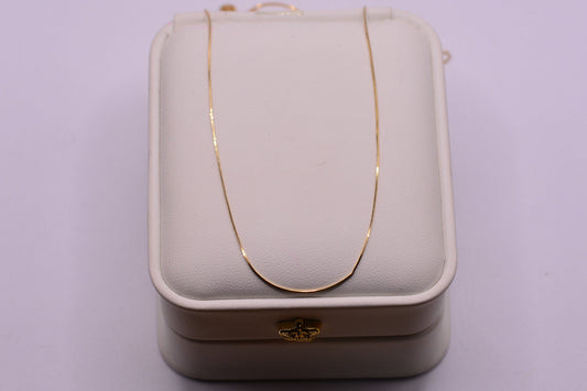 Cadena Egipcia / 1.75 Gr / 50 Cm / 0.50 mm / Oro amarillo 18k / It