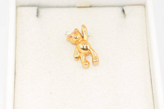 Dije oso / 3,63 Gr / 2 Cm / Oro amarillo 18k