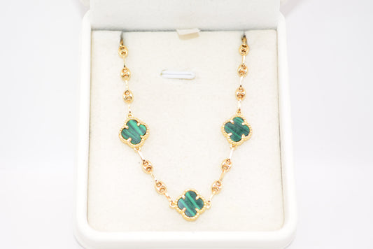 Pulso trebol / 5,14 Gr / 18 Cm / Oro amarillo 18k