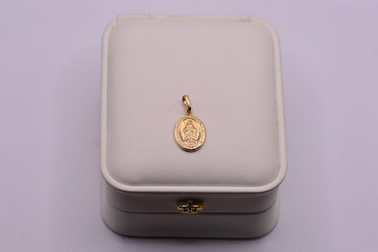 Dije Virgen milagrosa / 0.72 Gr / 2.4 Cm / Oro amarillo 18k