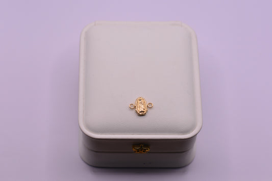 Herraje Virgen guadalupe silueta / 0.48 Gr / 1.3 Cm / Oro amarillo 18k