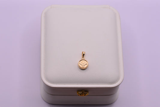 Dije Espiritu santo / 0.47 Gr / 1.5 Cm / Oro amarillo 18k